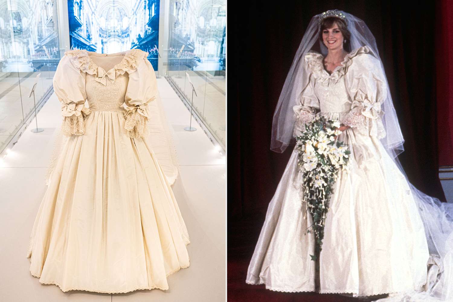 The wedding dress of Diana, Princess of Wales