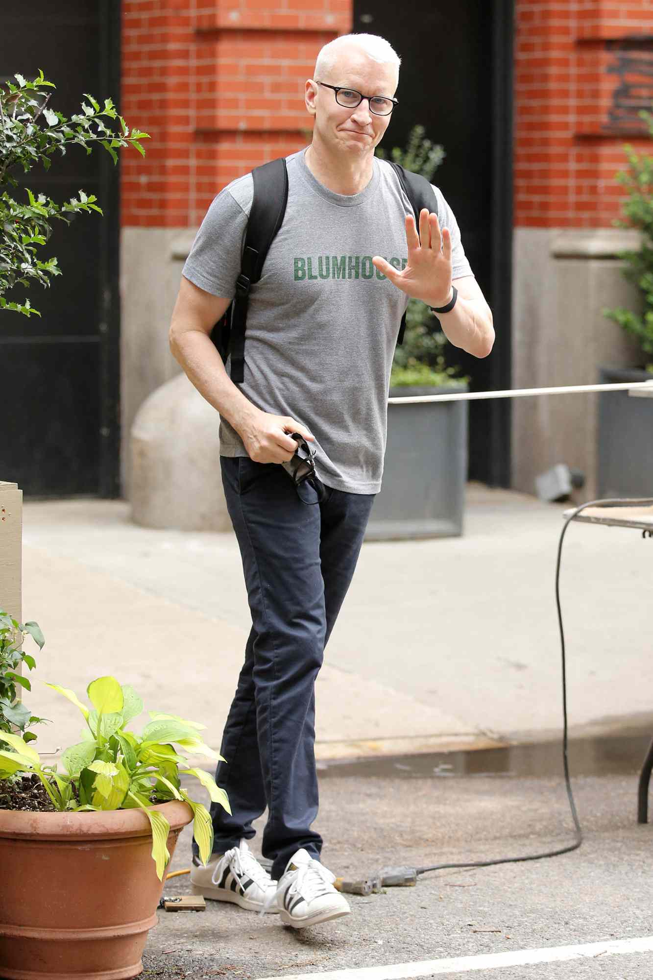 Anderson Cooper Celebrates His 54th Birthday By Heading Off To Work In New York City