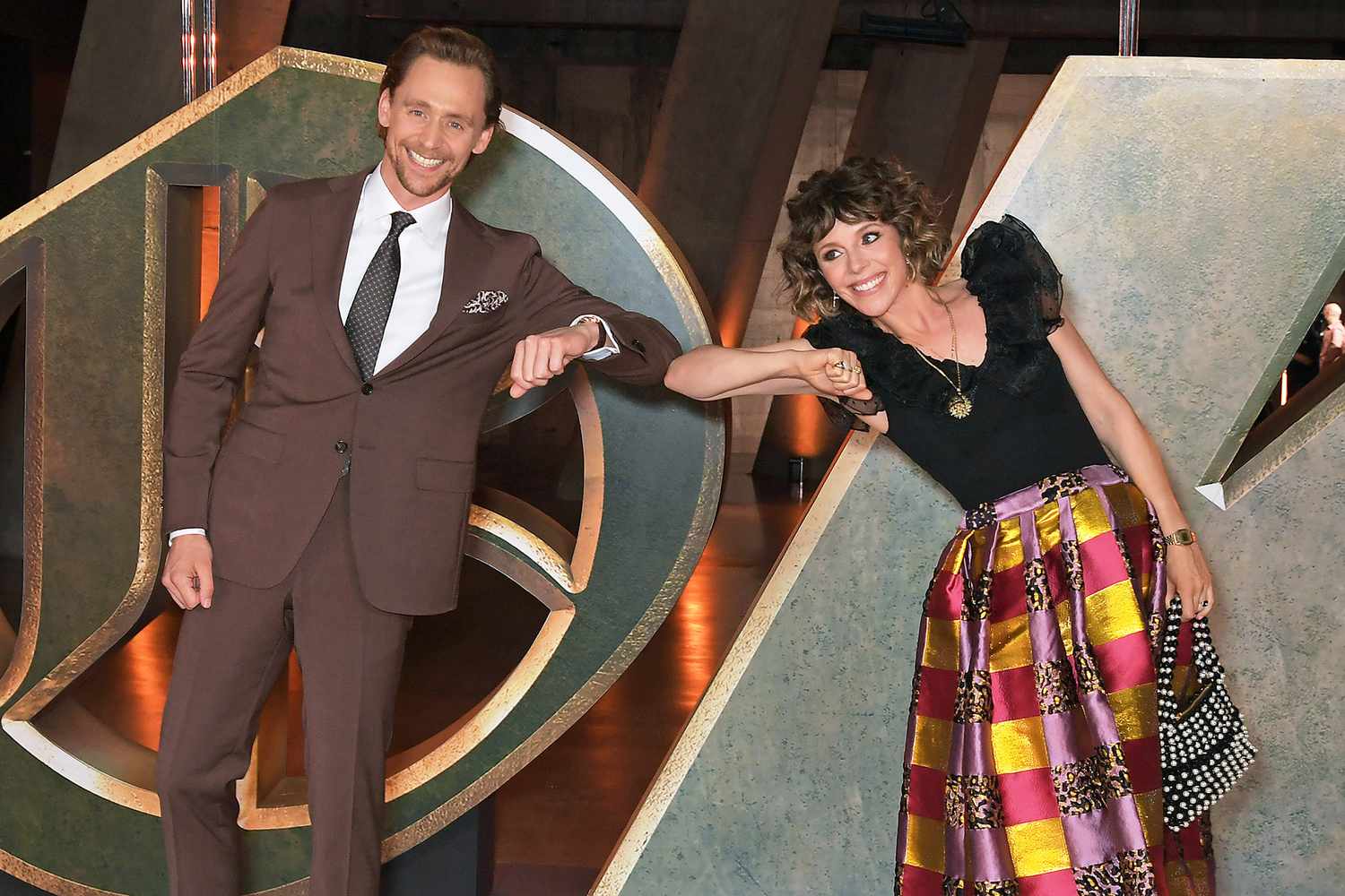 Tom Hiddleston and Sophia Di Martino attend a special preview screening of Marvel Studios "Loki" presented by Disney+ on June 8, 2021 in London