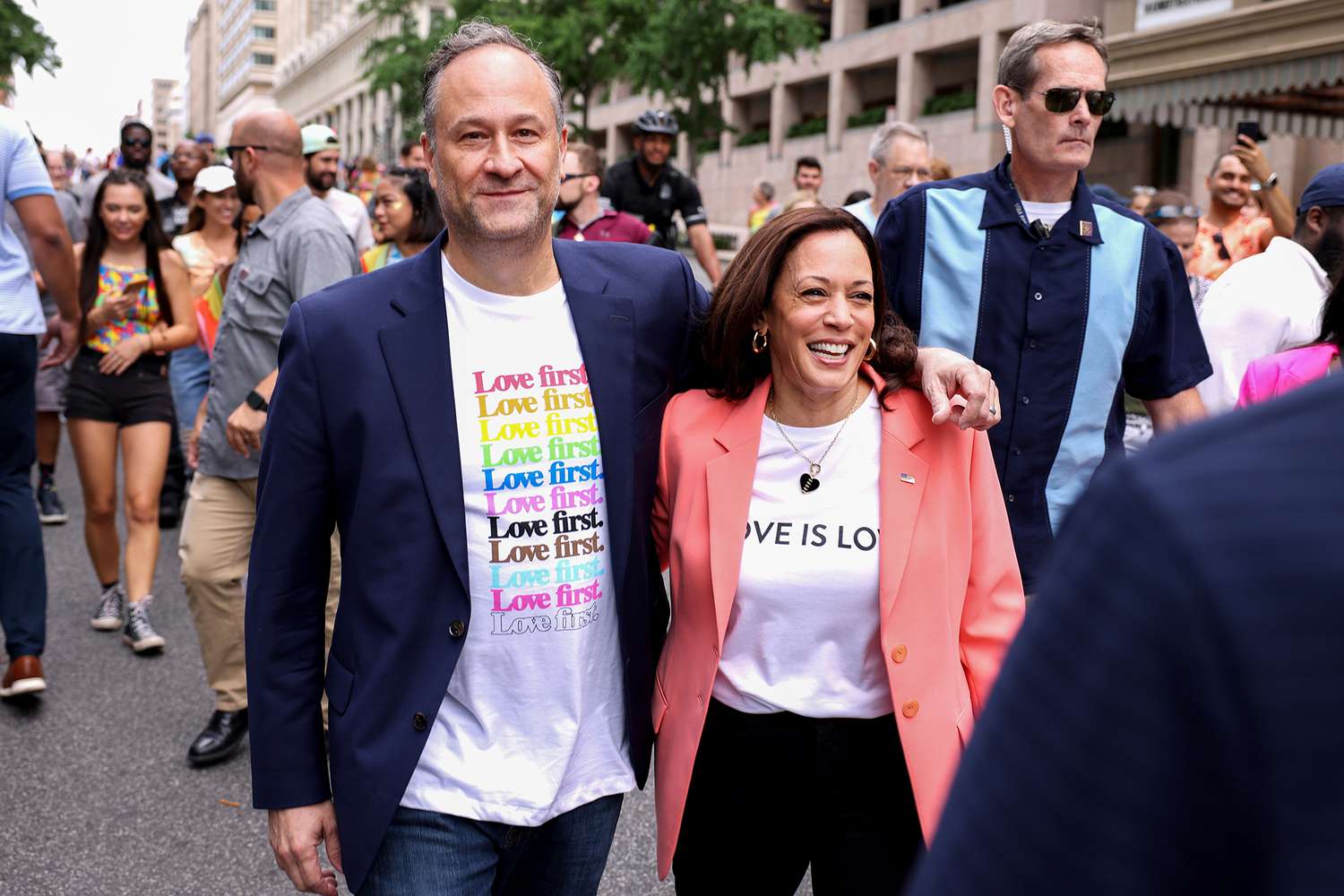 Kamala Harris Becomes First Sitting VP to March in a Pride Event | PEOPLE.com