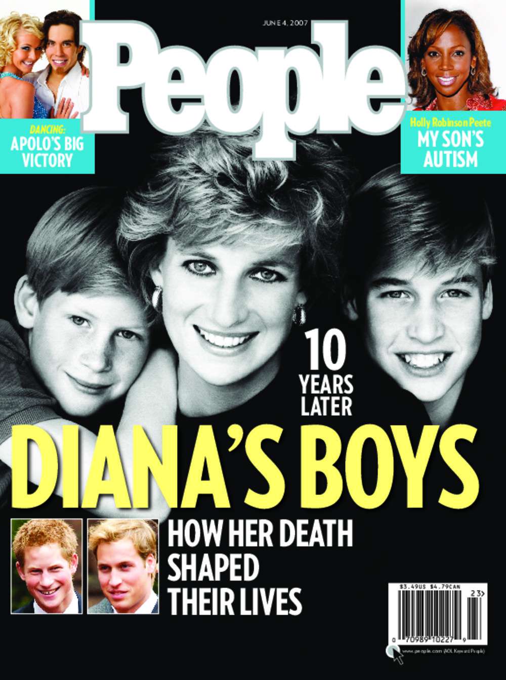 Princess Diana on the cover of People Magazine