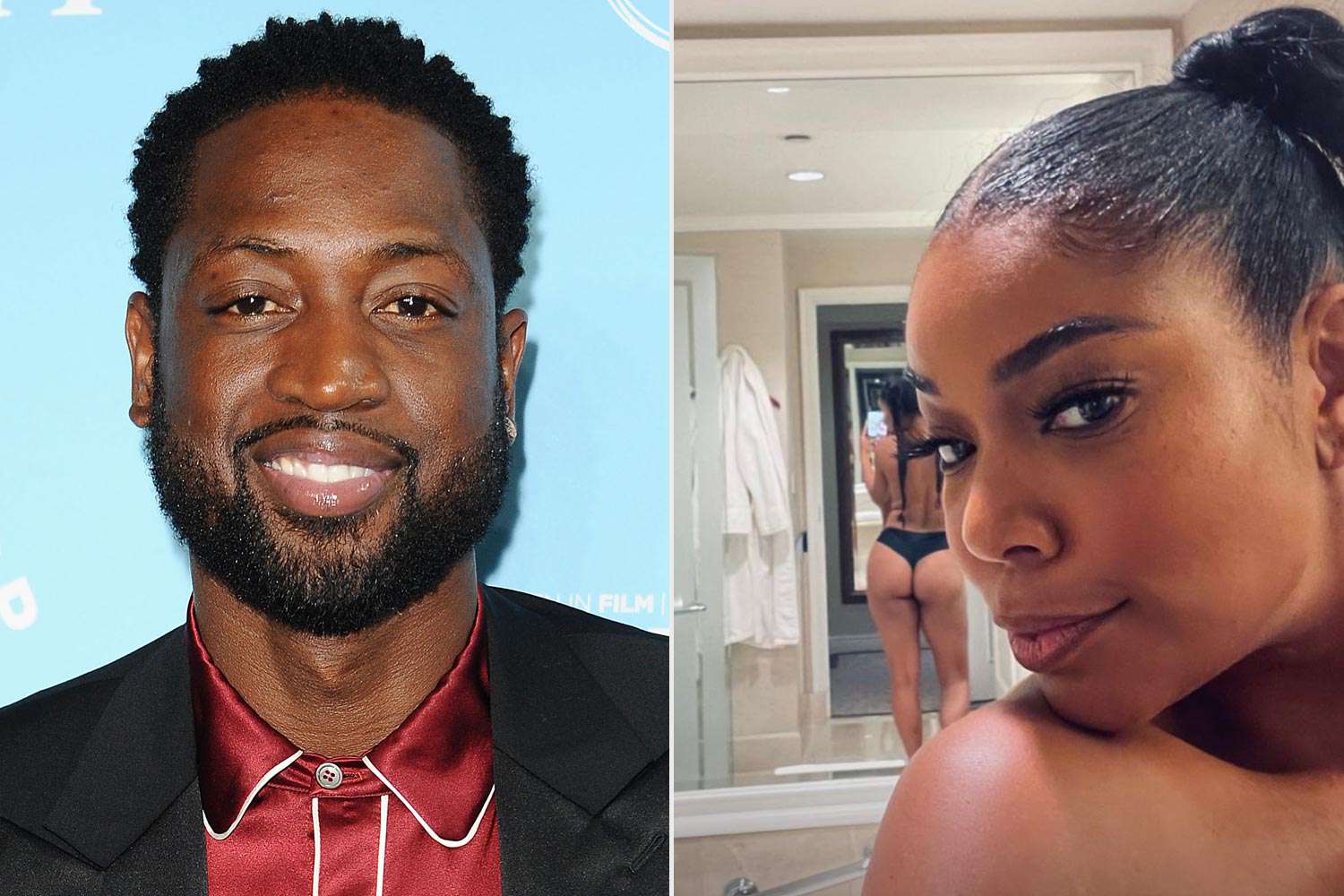 The retired NBA player, 39, posted a nearly-nude photo of the actress, 48, ...