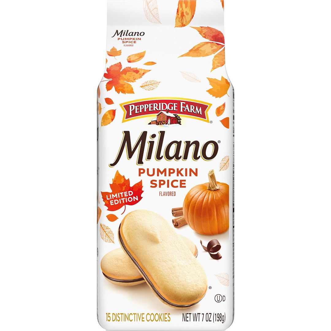 pumpkin spice Milano cookies