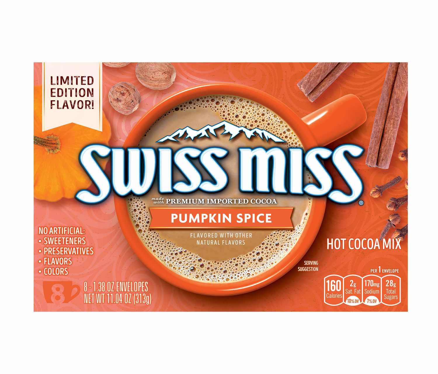 Swiss Miss Pumpkin Spice Hot Cocoa Mix