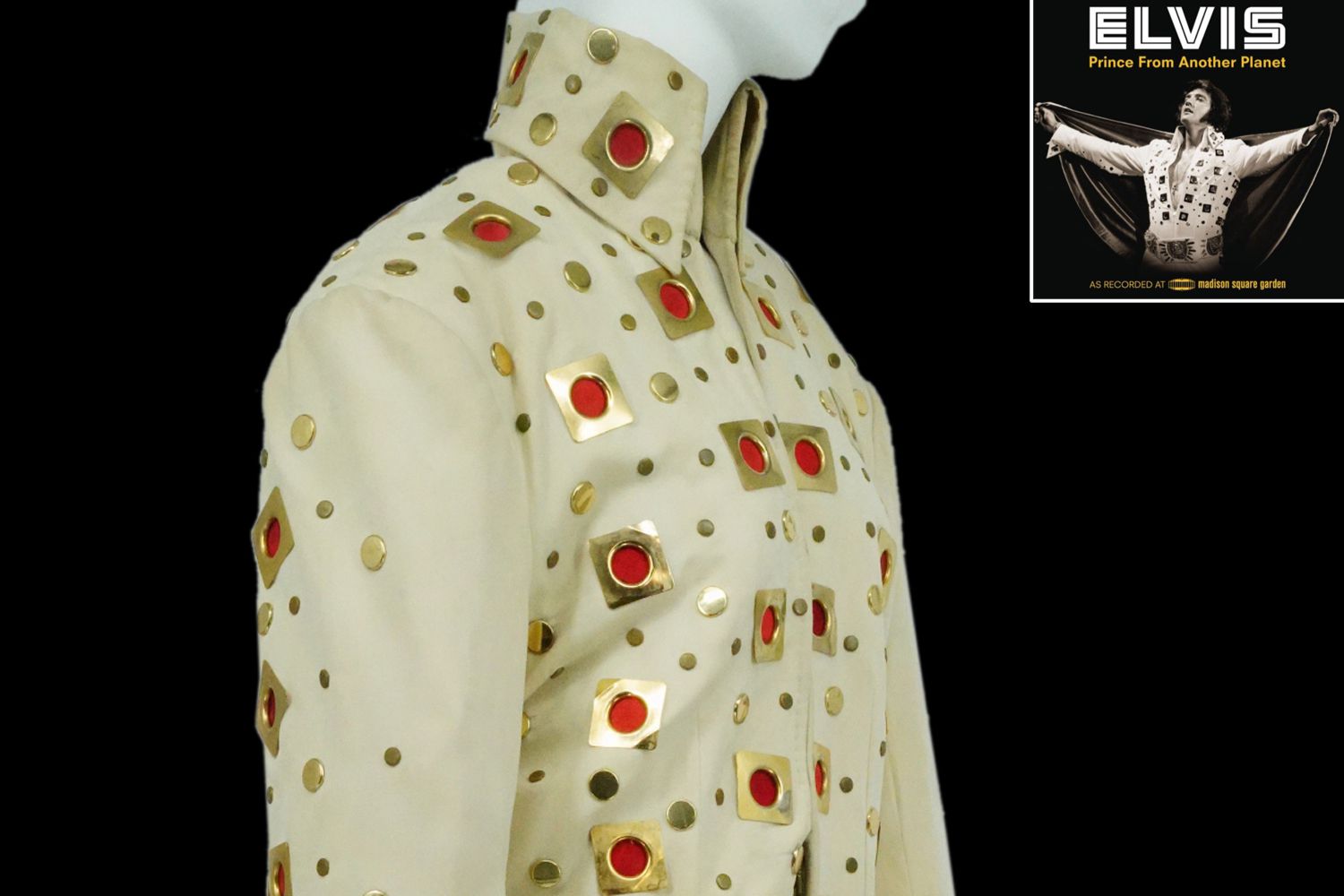 Elvis Presley's iconic jumpsuit and cape he wore in a string of concerts at Madison Square Garden in 1972