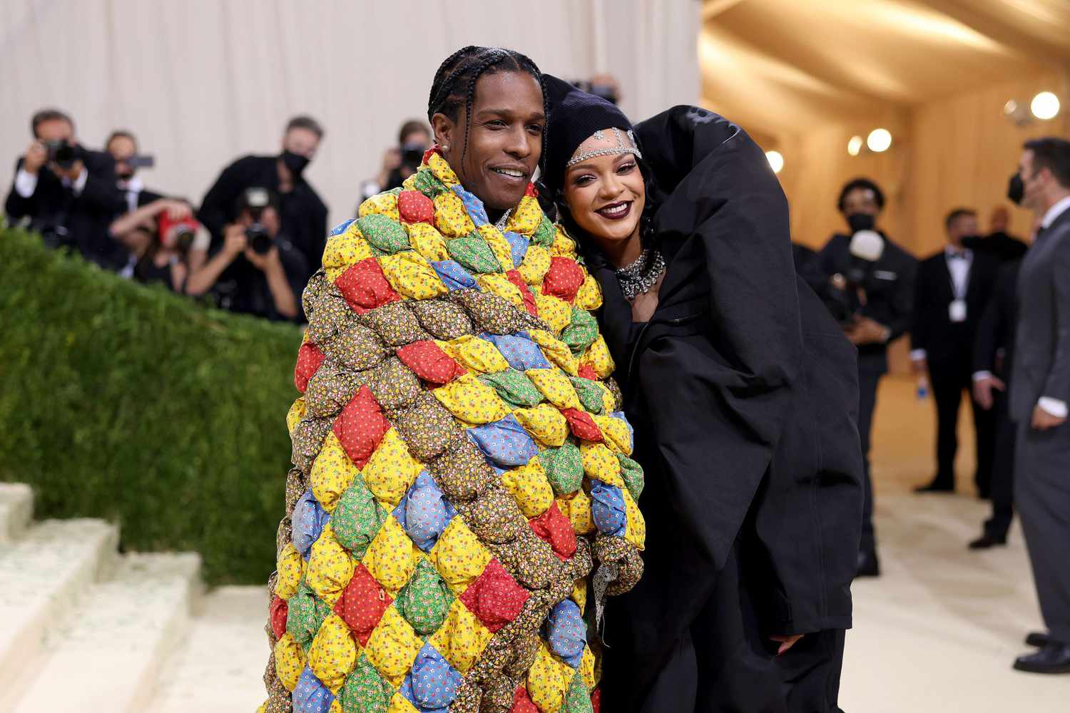 Rihanna and A$AP Rocky Make Their Red Carpet Debut at 2021 Met Gala |  PEOPLE.com