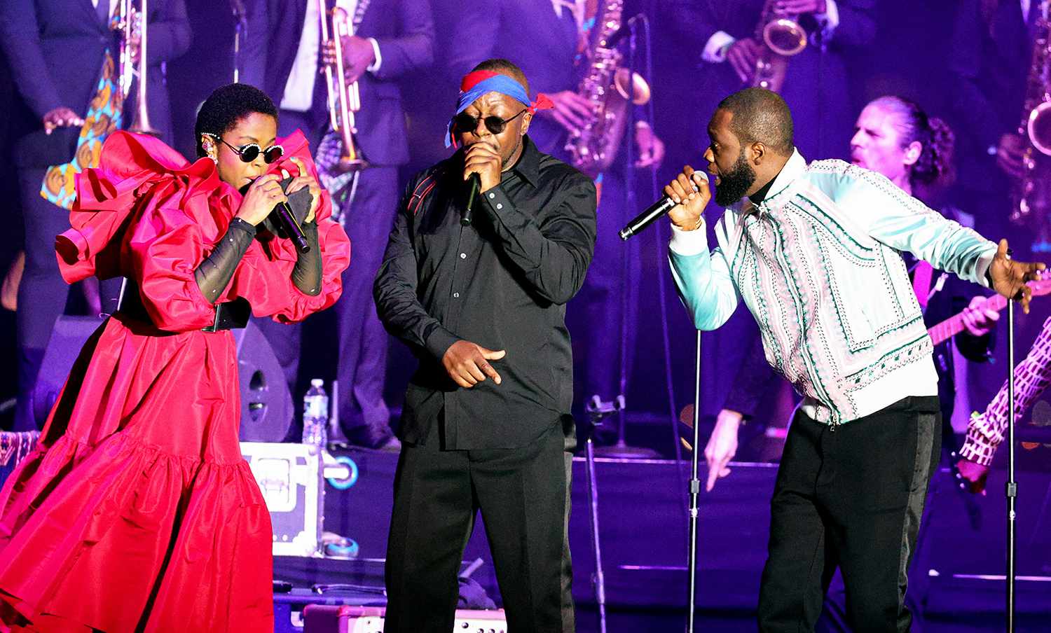 On Wed. 9/22, the reunited Fugees performed at Pier 17 in NYC in support of Global Citizen Live, a once-in-a-generation global broadcast event calling on world leaders to defend the planet and defeat poverty, airing on September 25. The show kicks off the Fugees 2021 World Tour.