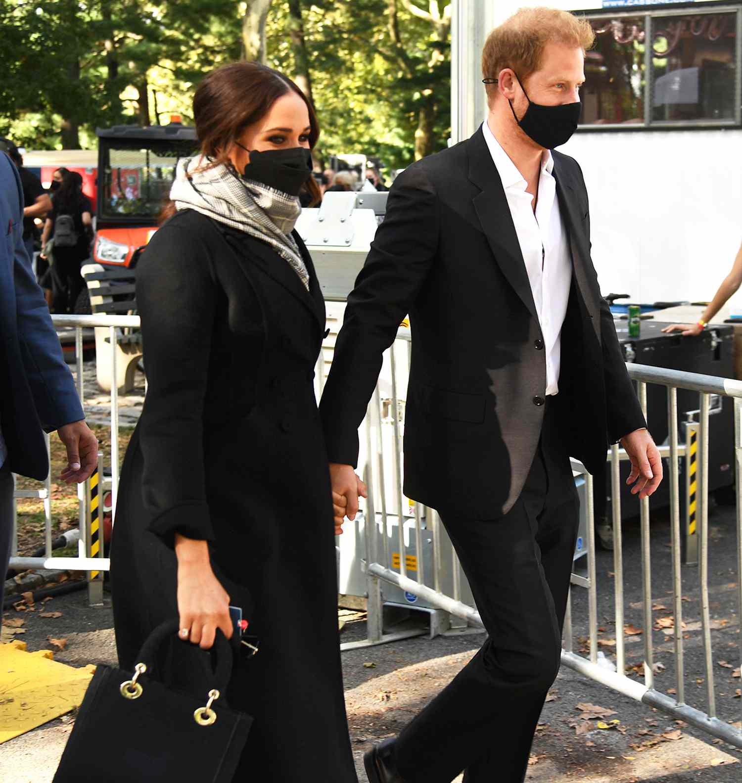 梅根, 苏塞克斯公爵夫人 (升) and Prince Harry, Duke of Sussex attend Global Citizen Live, 九月的纽约 25, 2021 在纽约市.