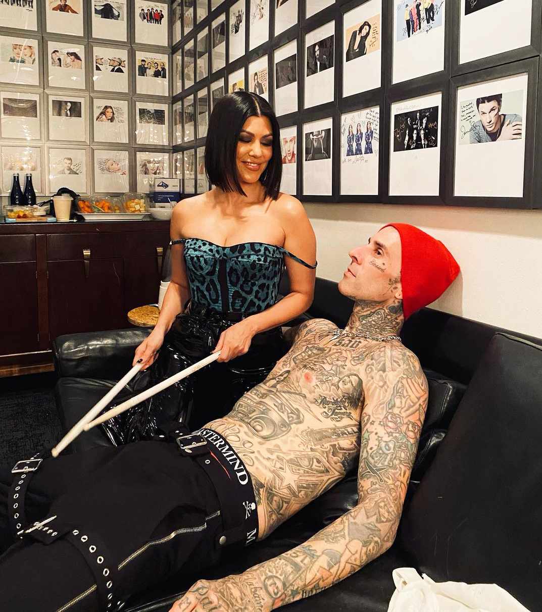 Kourtney Kardashian Supports Travis Barker Ahead of SNL Set with Young Thug, Gunna and Nate Ruess