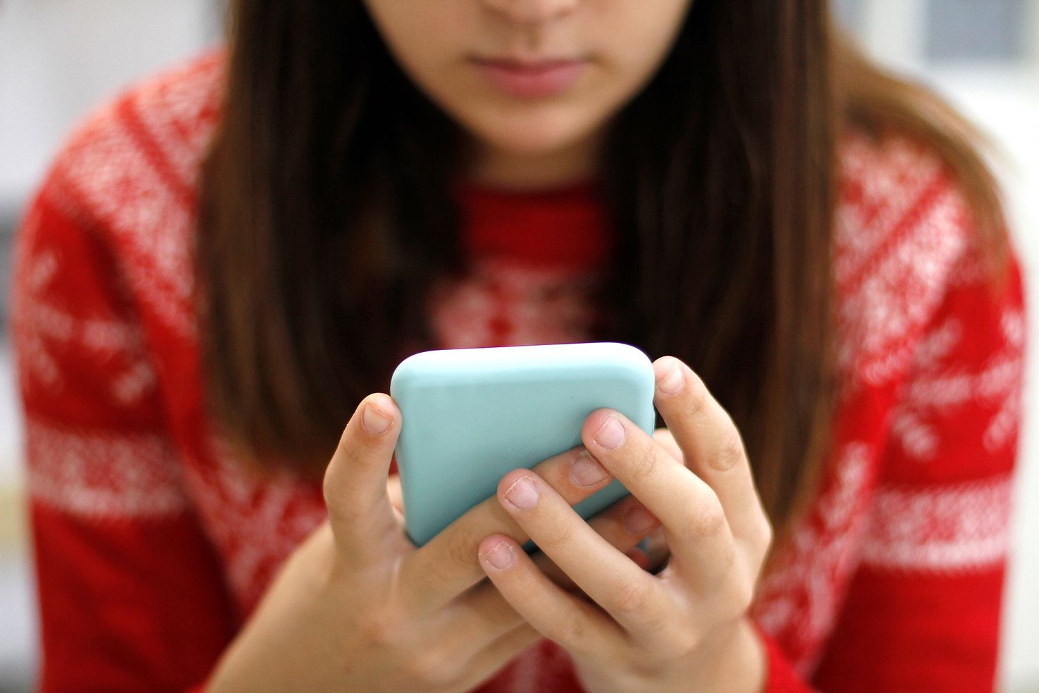 Young Woman Using Smart Phone