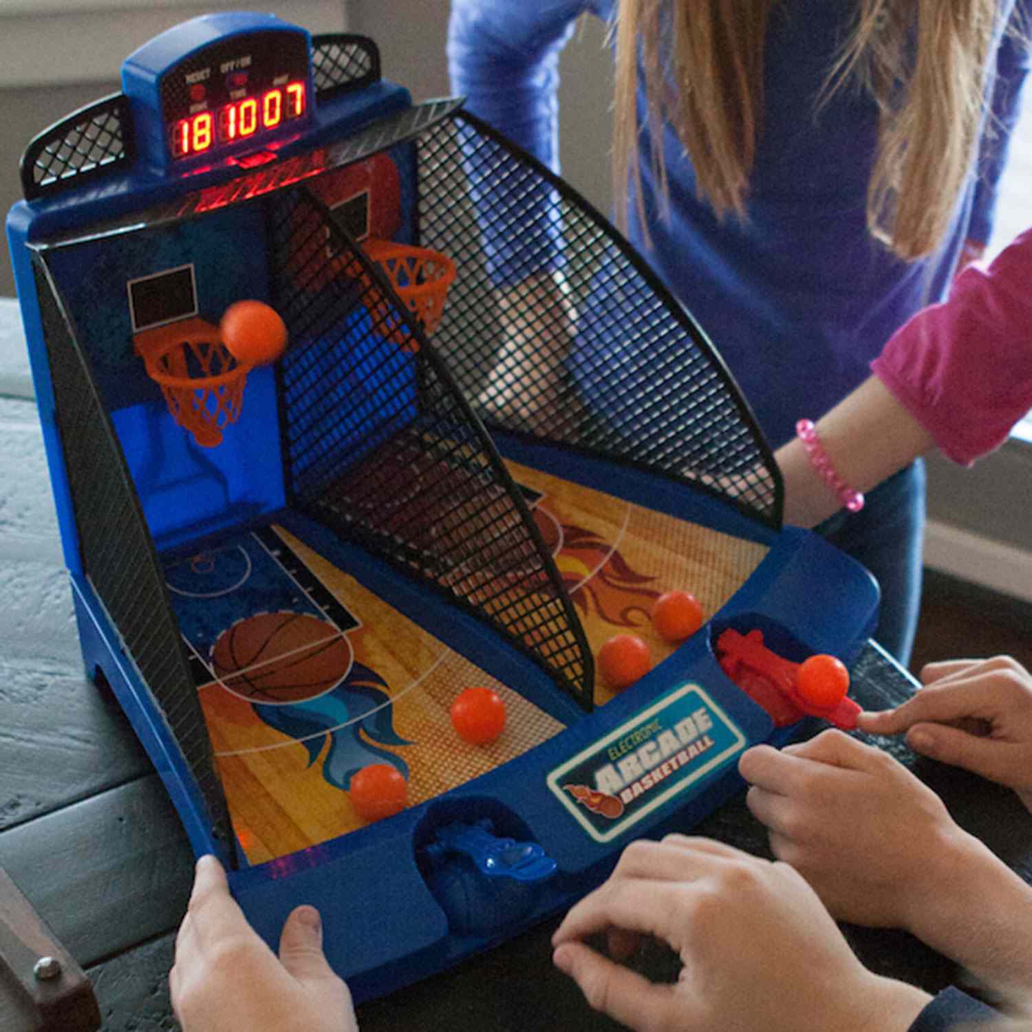 tabletop basketball arcade game