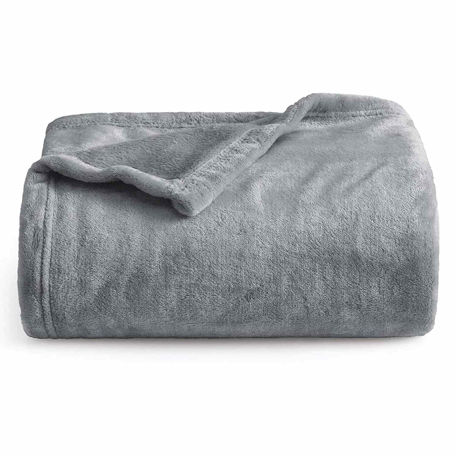 Bedsure Fleece Blanket Throw Size Dark Grey Lightweight Throw Blanket Super Soft 