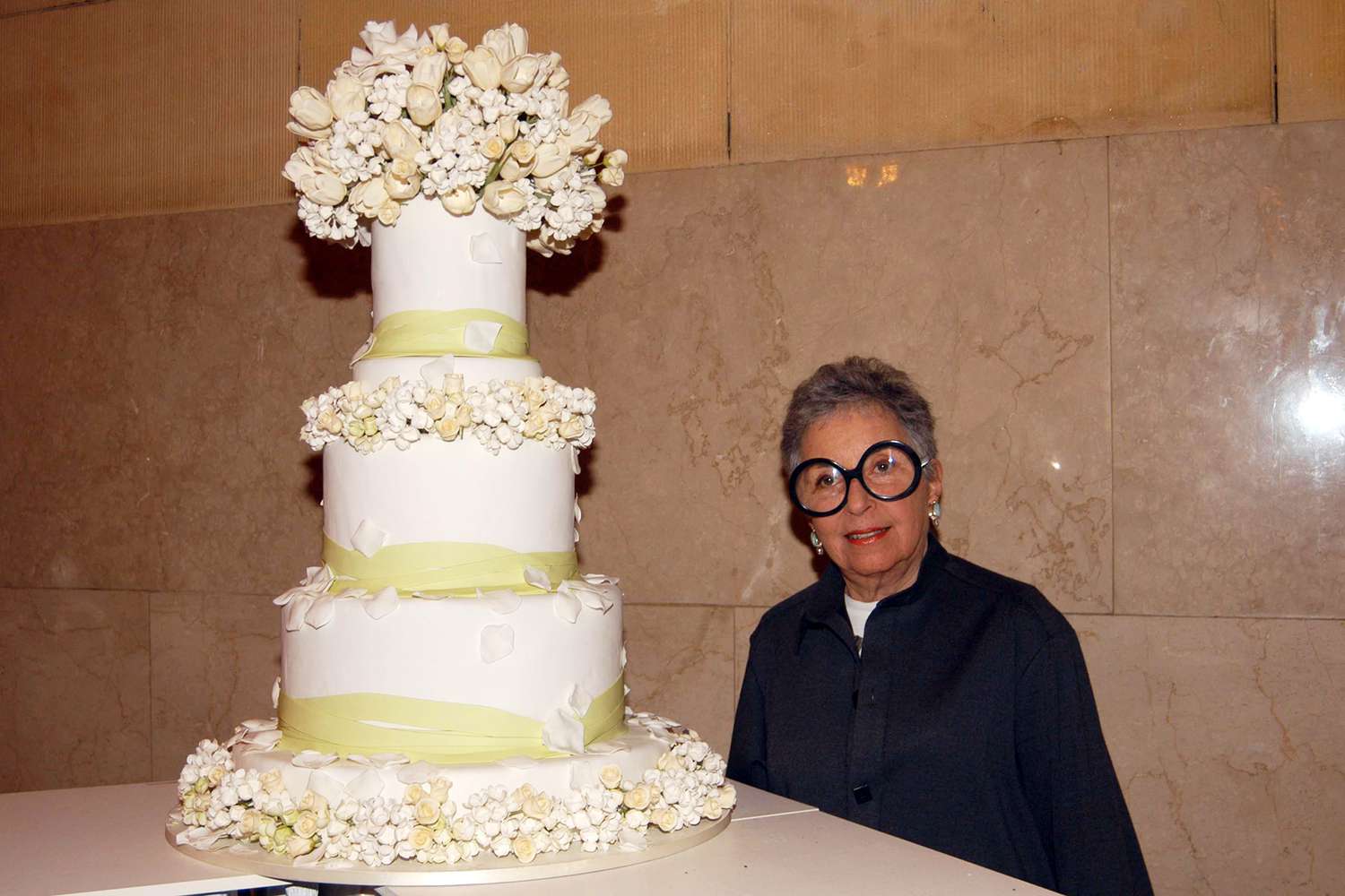 NEW YORK CITY, NY - MAY 24: Sylvia Weinstock attends Brides Magazine and Martini & Rossi Asti Announce Cakewalk at Grand Central Terminal on May 24, 2005 in New York City. (Photo by Sheri Whitko/Patrick McMullan via Getty Images)