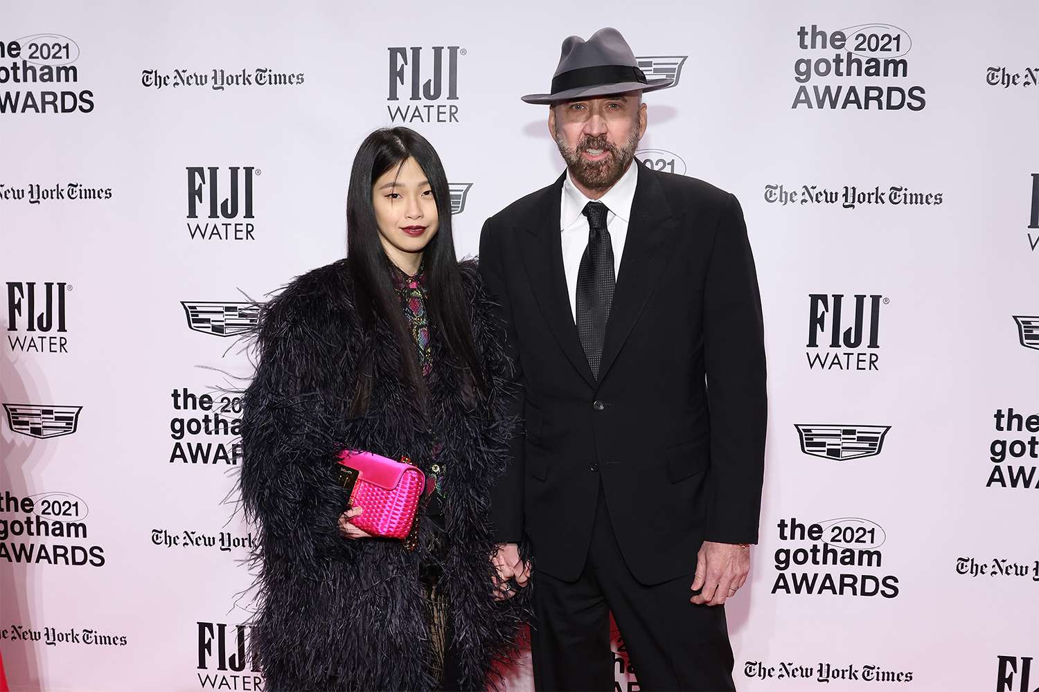 Nicolas Cage Attends Gotham Awards with Wife Riko Shibata