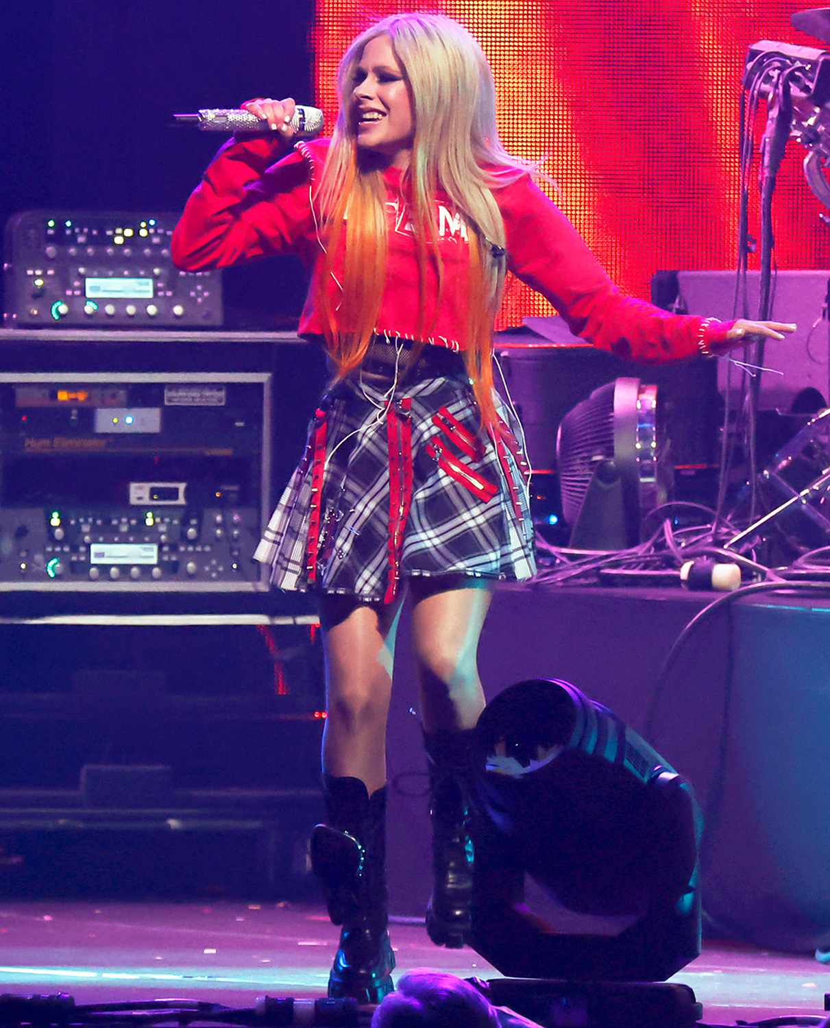 Avril Lavigne performs onstage for iHeartRadio ALTer EGO presented by Capital One at The Forum on January 15, 2022 in Inglewood, California.