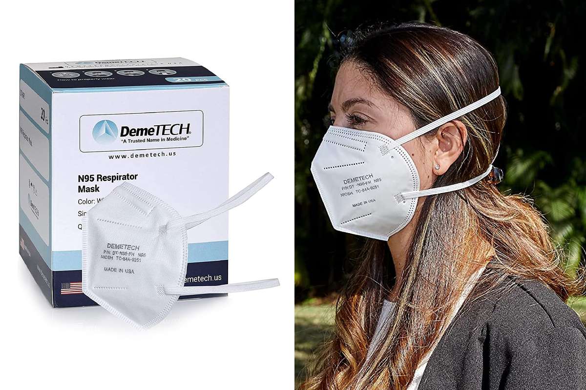 DemeTECH NIOSH N95 Respirator Face Mask