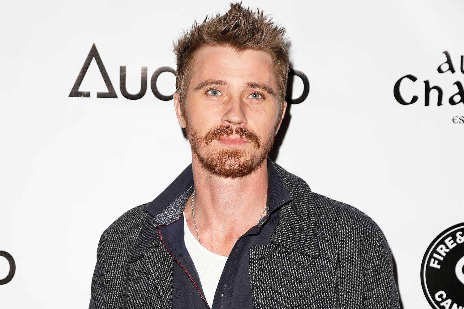 Garrett Hedlund attends the Inaugural Audio Up Christmas Gala brought to you by Fire & Flower Cannabis, Grover and SickKids. on December 08, 2021 in Los Angeles, California.