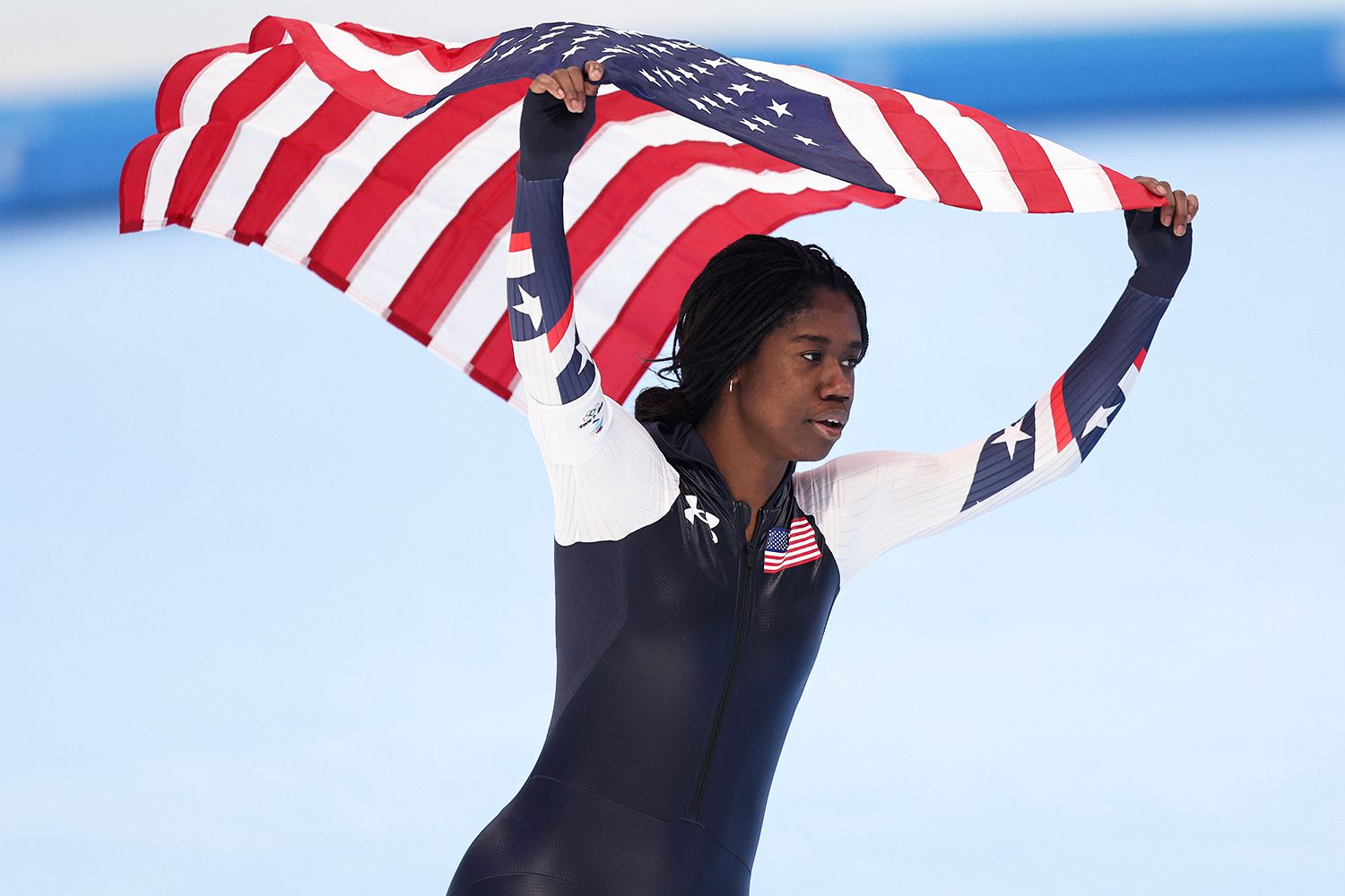 USA Speed Skater Erin Jackson Becomes First Black Woman to Medal Event | PEOPLE.com