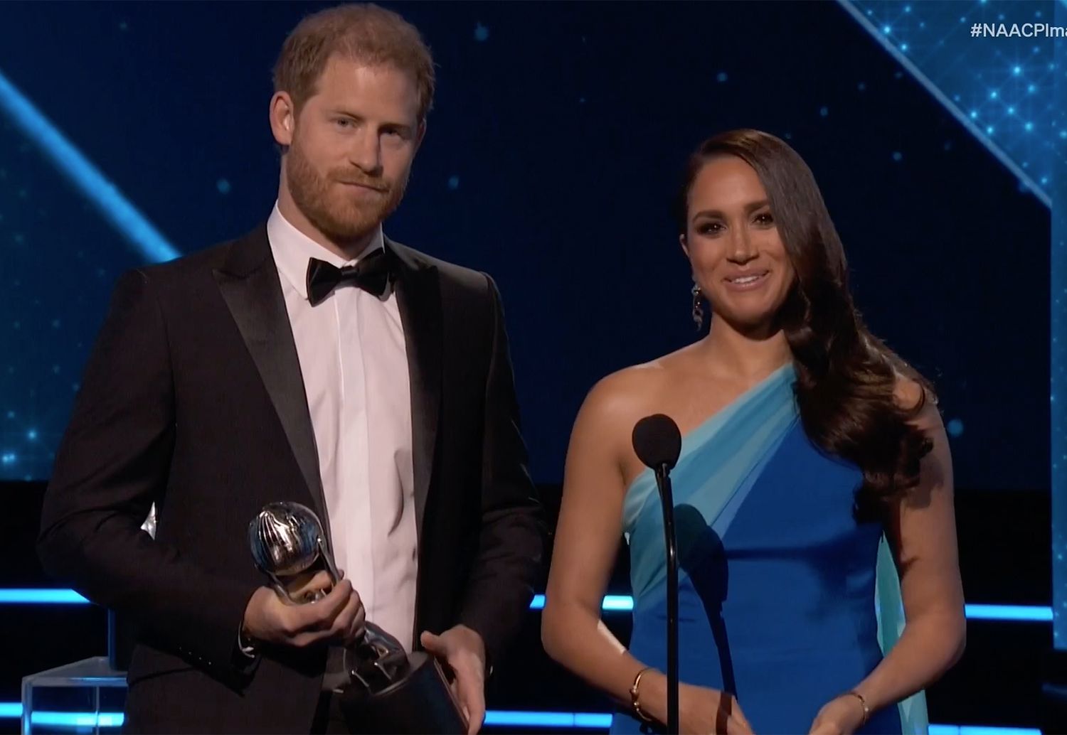 Meghan Markle and Prince Harry Receive Honor at NAACP Image Awards |  PEOPLE.com