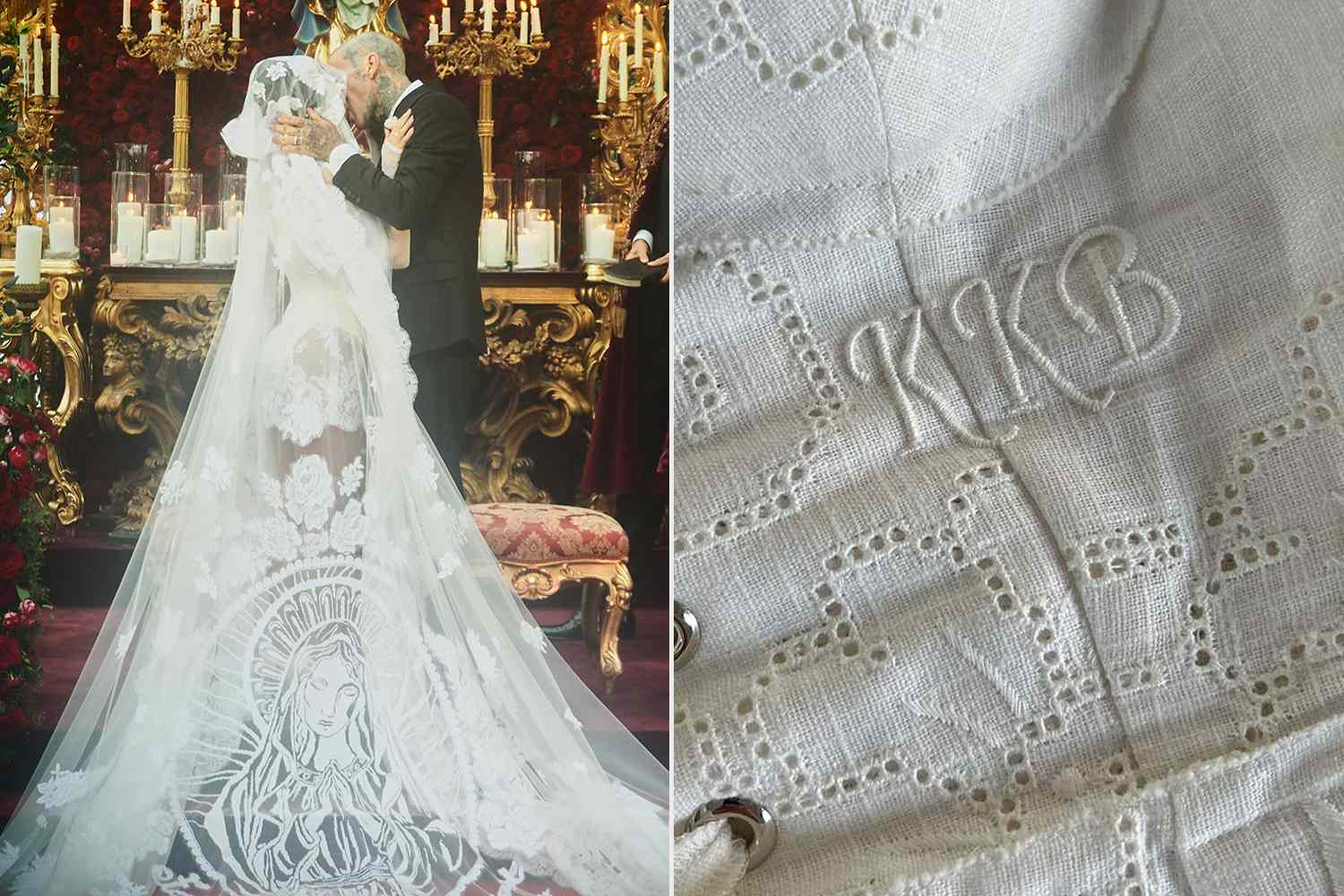 Kourtney Kardashian Wedding Fashion Details