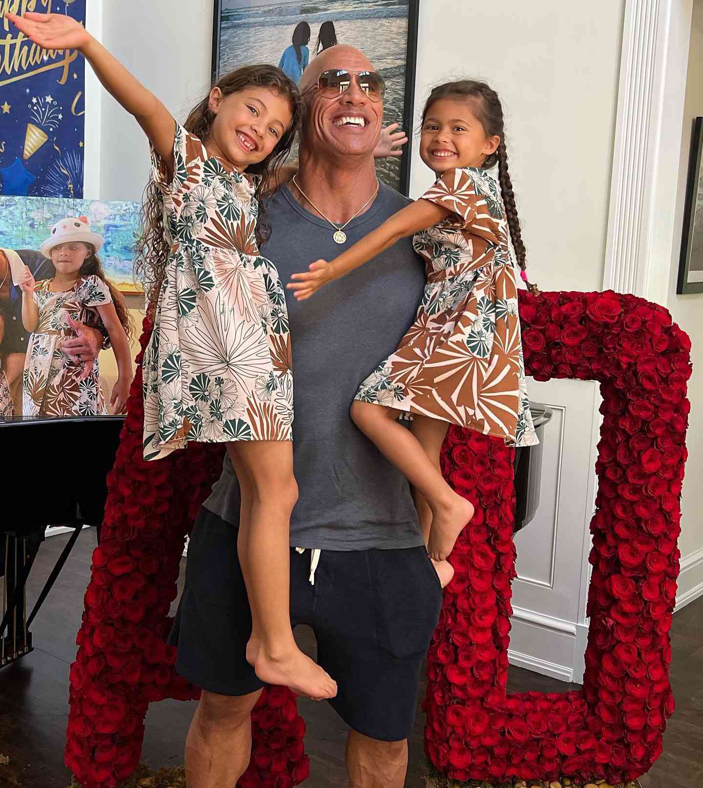 Dwayne Johnson Shares His Daughter Refuses to Believe Her Daddy is MAUI from Disney's Movie MOANA. https://www.instagram.com/therock/.