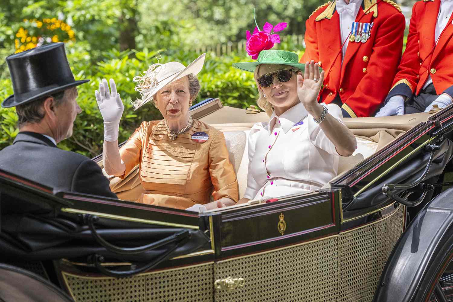 Members of the Royal Family arrive by carriage for Ladies Day at Royal Ascot 2022