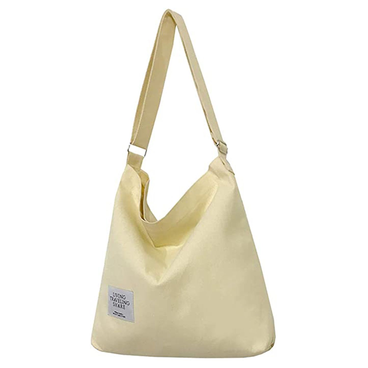 Women Ladies Canvas Tote Bag Musical Symbol Casual Satchel Shoulder Bags`~White, 