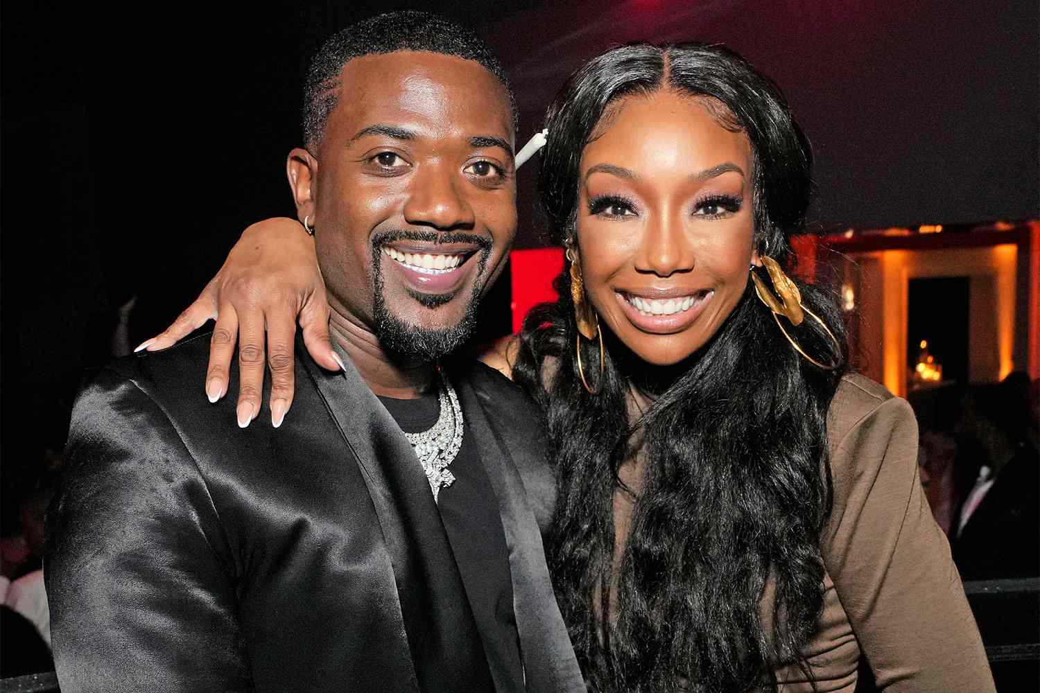LOS ANGELES, CALIFORNIA - JUNE 26: Ray J and Brandy attend Sean "Diddy" Combs celebrates BET Lifetime Achievement after party powered by Meta, Ciroc Premium Vodka and DeLeon Tequila on June 26, 2022 in Los Angeles, California. (Photo by Kevin Mazur/Getty Images for Sean "Diddy" Combs)