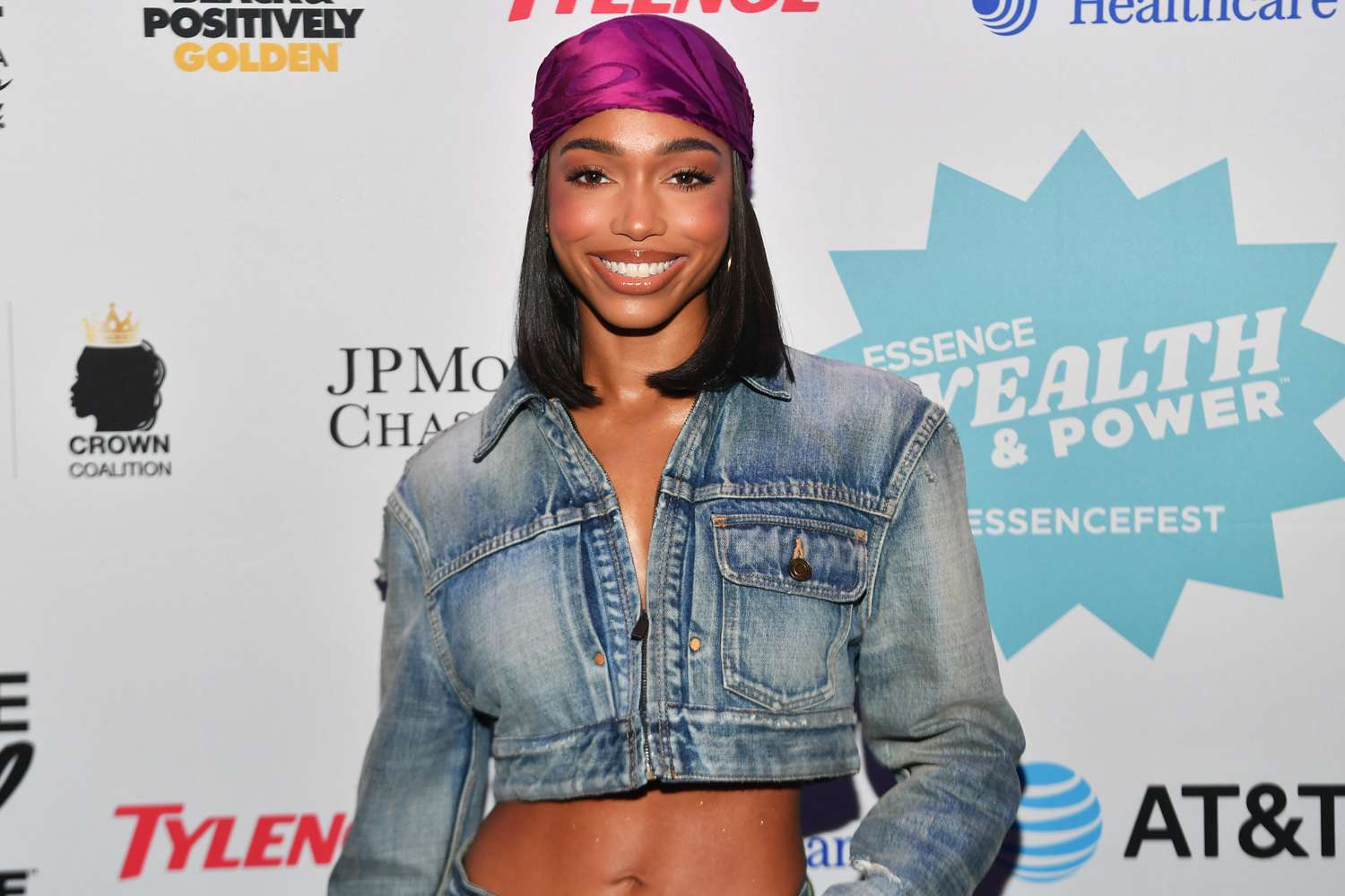 Lori Harvey attends the 2022 Essence Festival of Culture at the Ernest N. Morial Convention Center