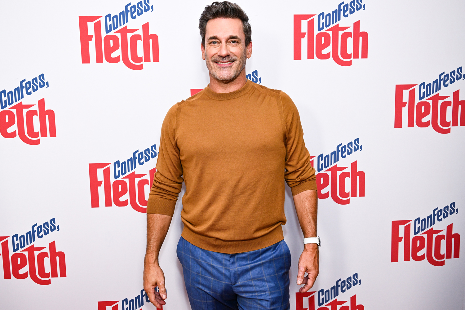 Jon Hamm attends a special screening of Miramax's "Confess, Fletch" at The West Hollywood EDITION