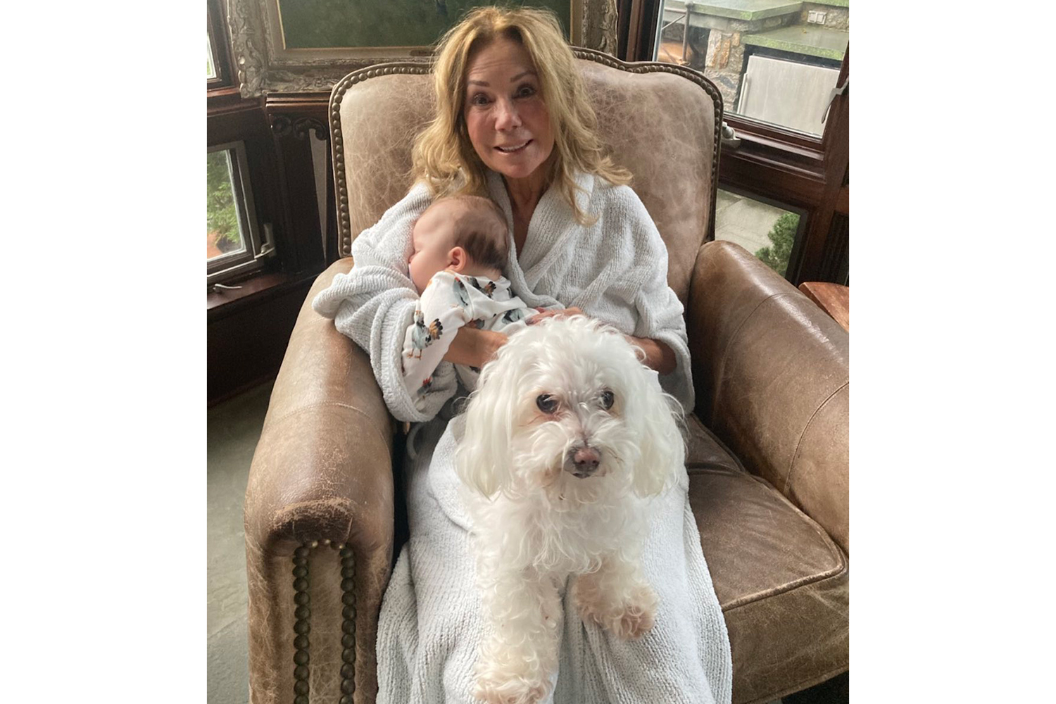 Kathie Lee Gifford Shares Photo of Sweet 'Autumn Day' Cuddling with Grandson Frankie