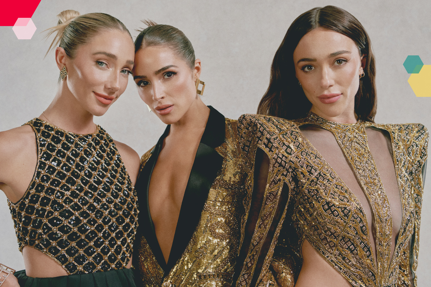 Olivia, Aurora and Sophia Culpo photographed for the People Digital Stylewatch Issue November 2022