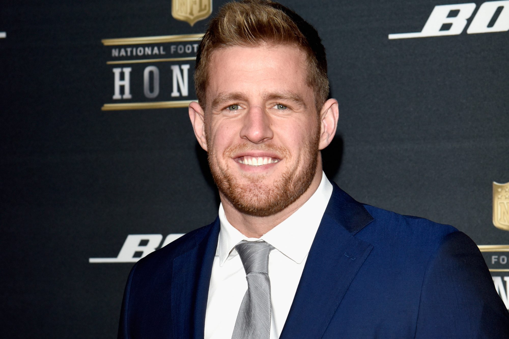 SAN FRANCISCO, CA - FEBRUARY 06: NFL player J. J. Watt attends the 5th Annual NFL Honors at Bill Graham Civic Auditorium on February 6, 2016 in San Francisco, California. (Photo by Tim Mosenfelder/Getty Images)