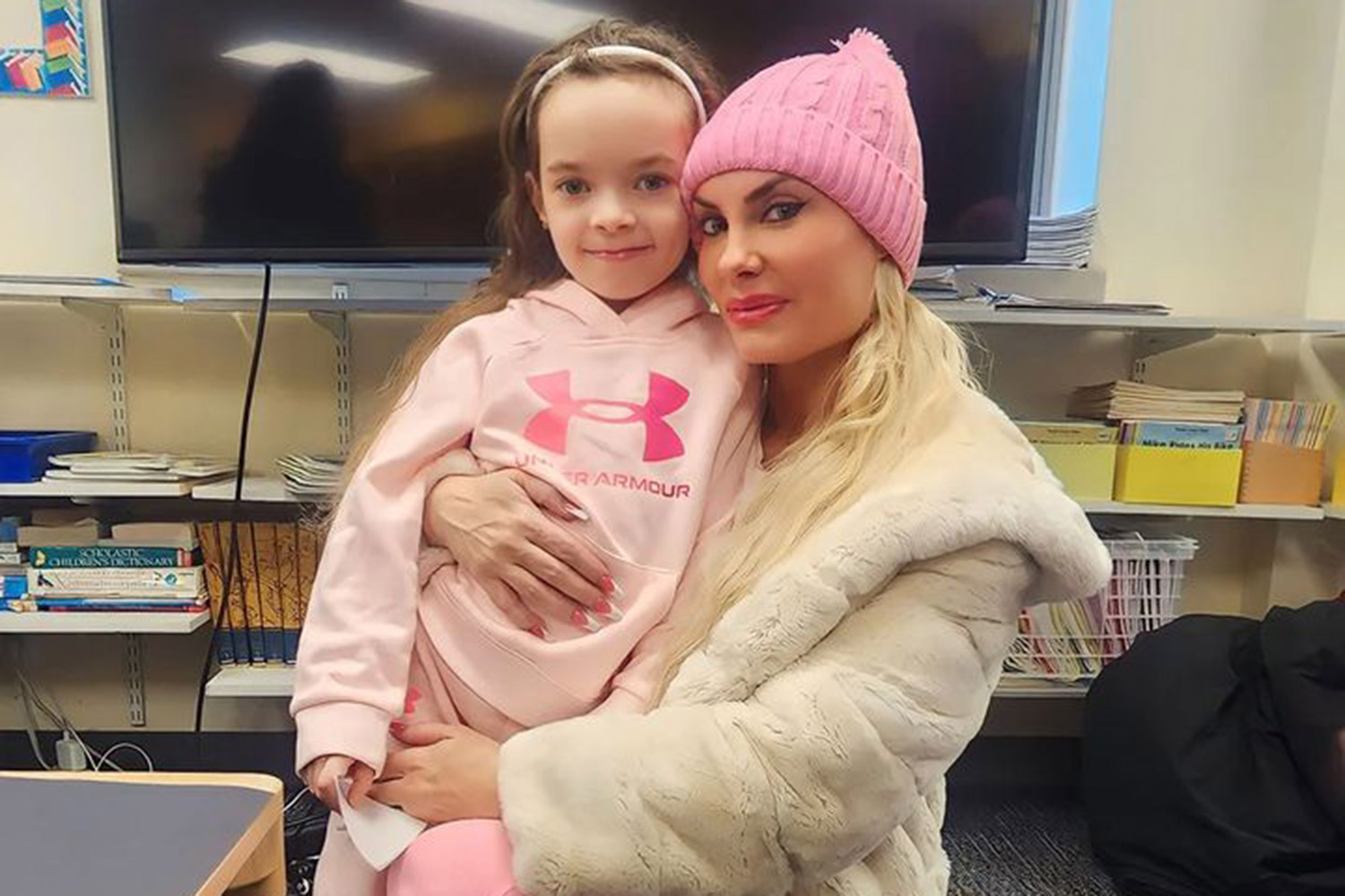 Coco Austin Poses with 'Bestie' Daughter Chanel at 'Bring Your Parent to School Day'