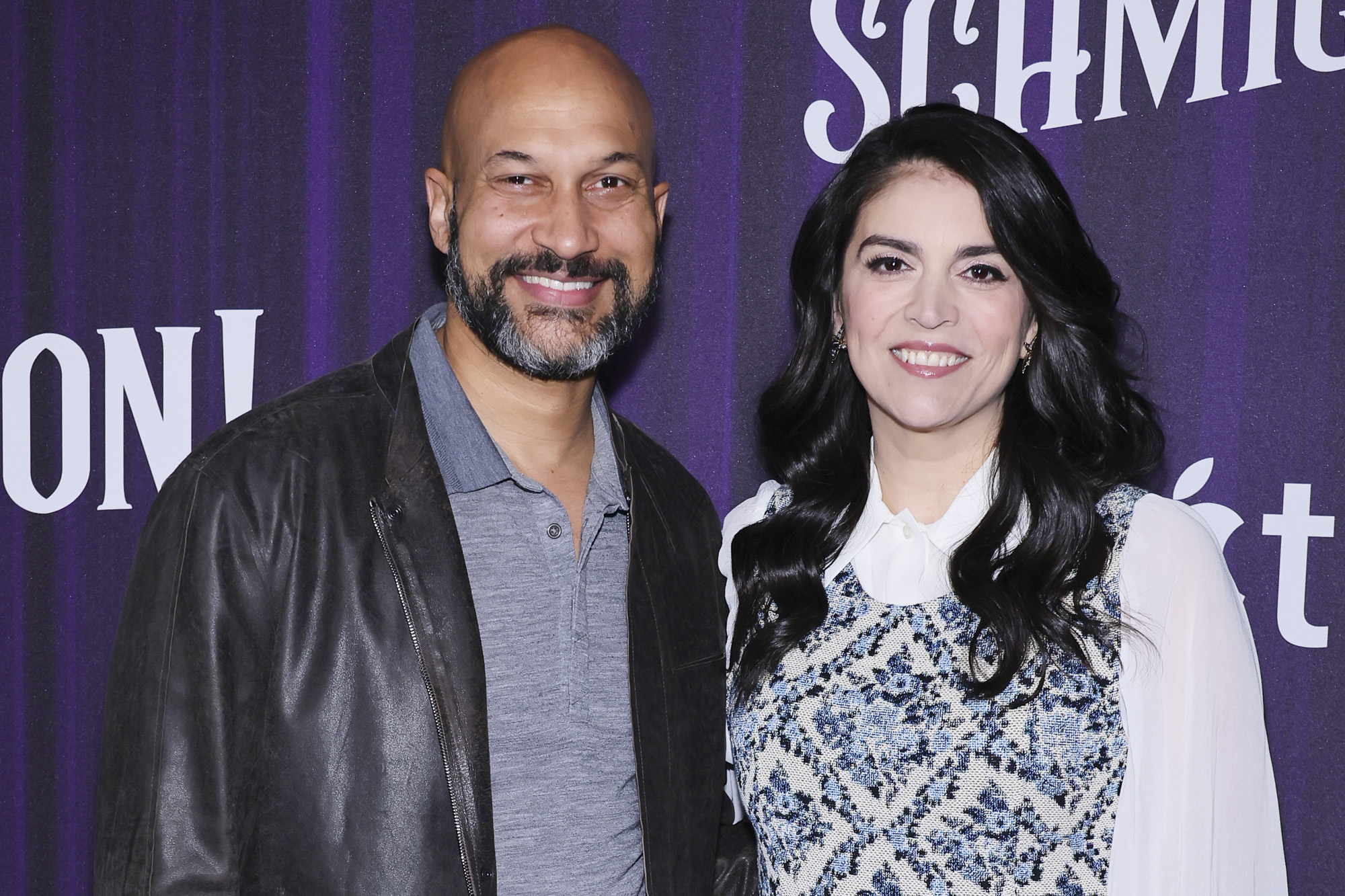 Keegan-Michael Key and Cecily Strong attend the photo call for Apple TV+'s "Schmigadoon!" Season 2 at Park Lane Hotel on March 21, 2023 in New York City.