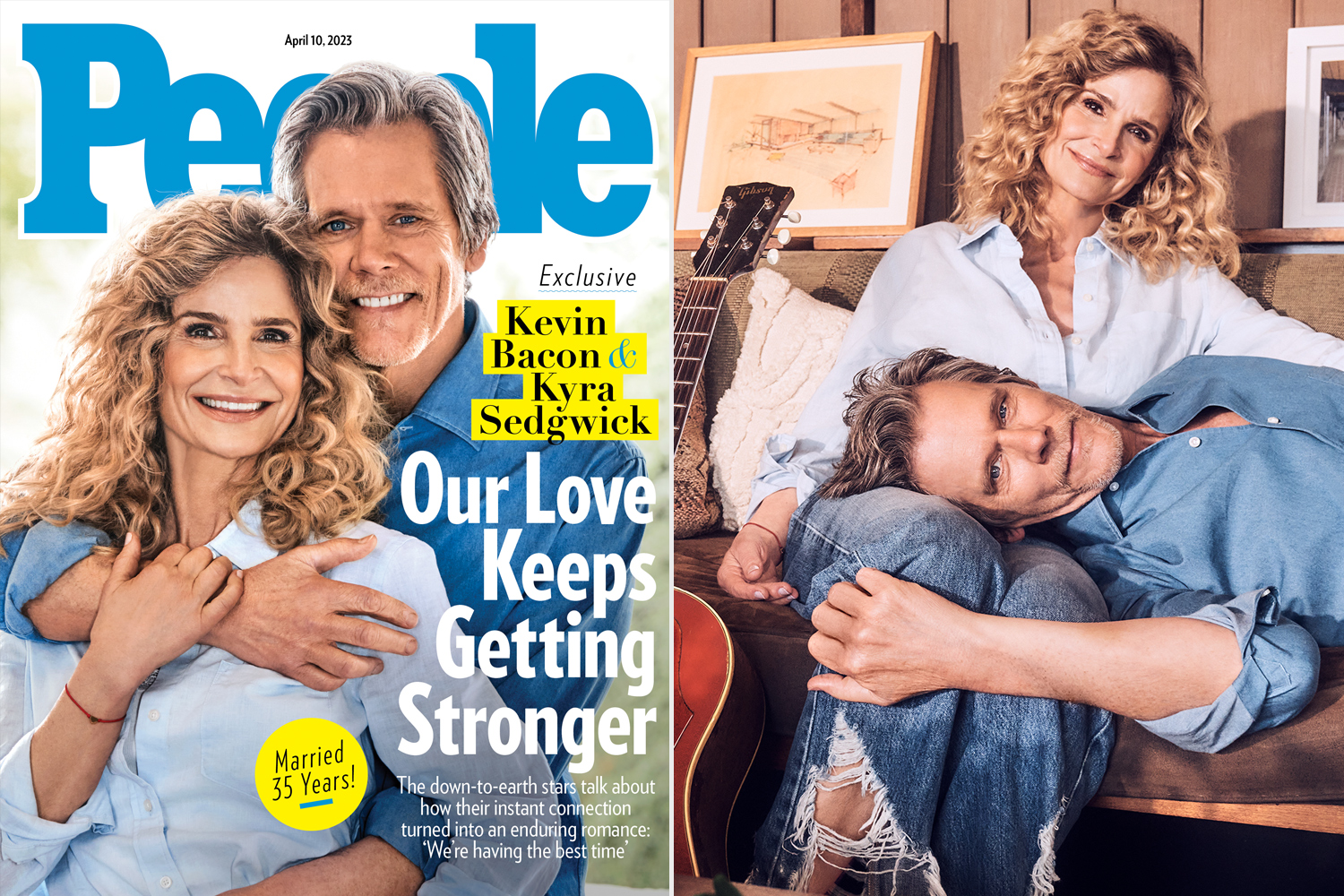 Kyra Sedgwick and Kevin Bacon Rollout 4/10