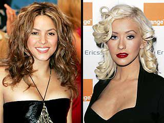 Shakira y Christina Aguilera