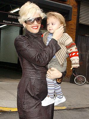 principal Gwen Stefani con Kingston Rossdale
