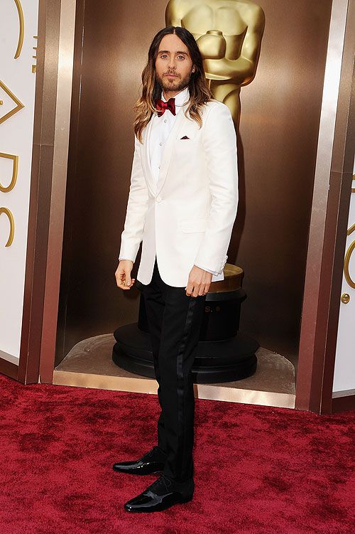 Jared Leto, ellos en la alfombra premios oscar 2014