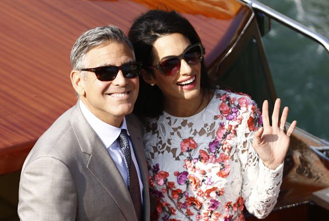 George Clooney y Amal Alamuddin