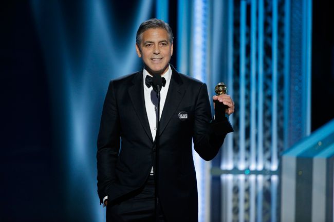 George Clooney en los Golden Globes 2015