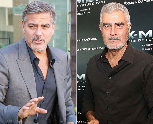 Separados al nacer, George Clooney & Sa&uacute;l Lisazo