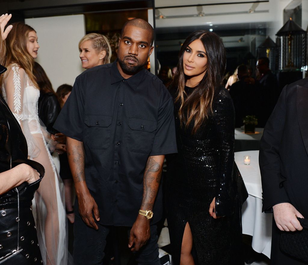 Kanye West y Kim Kardashian West