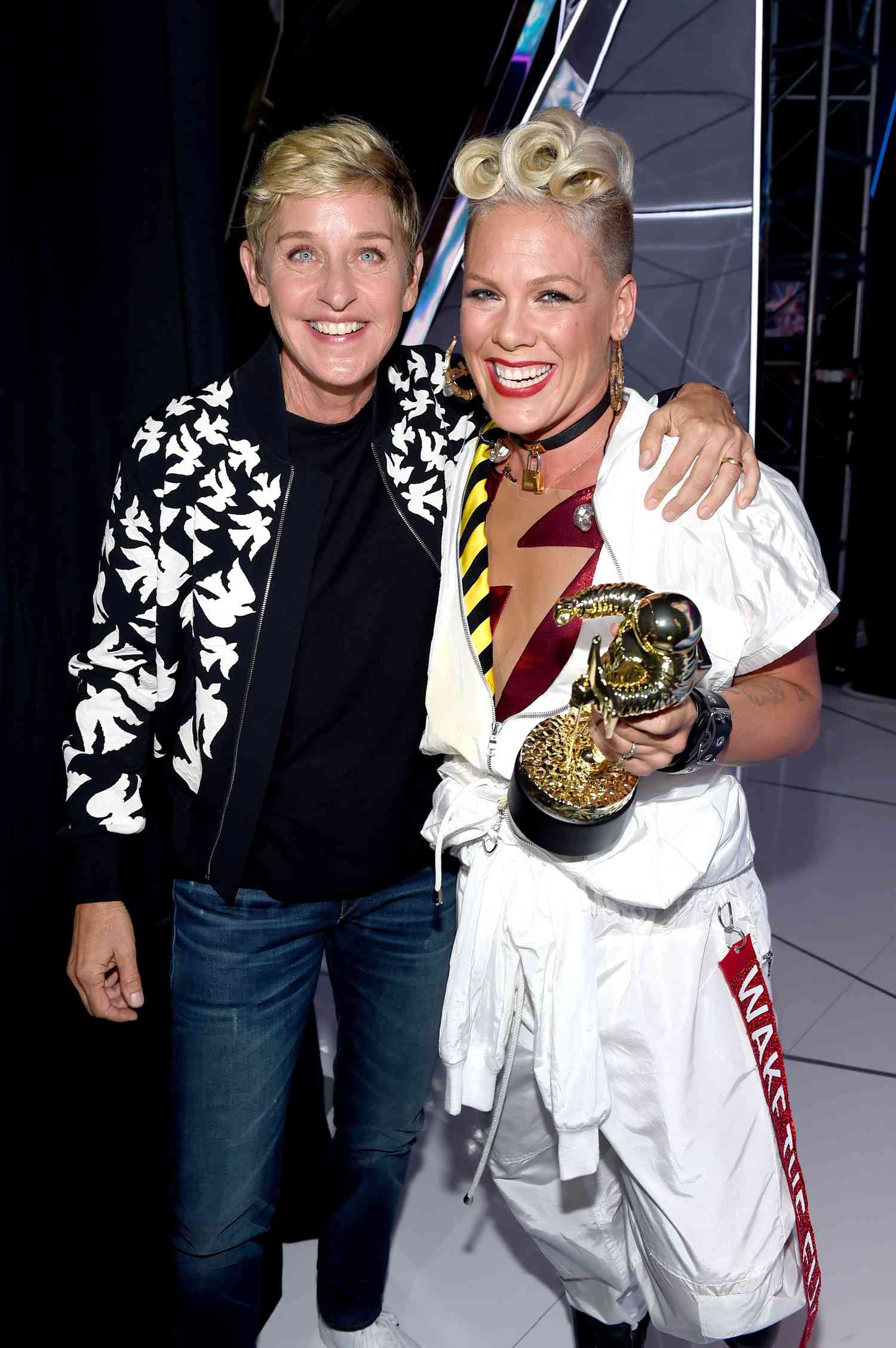 Ellen DeGeneres y Pink&nbsp;