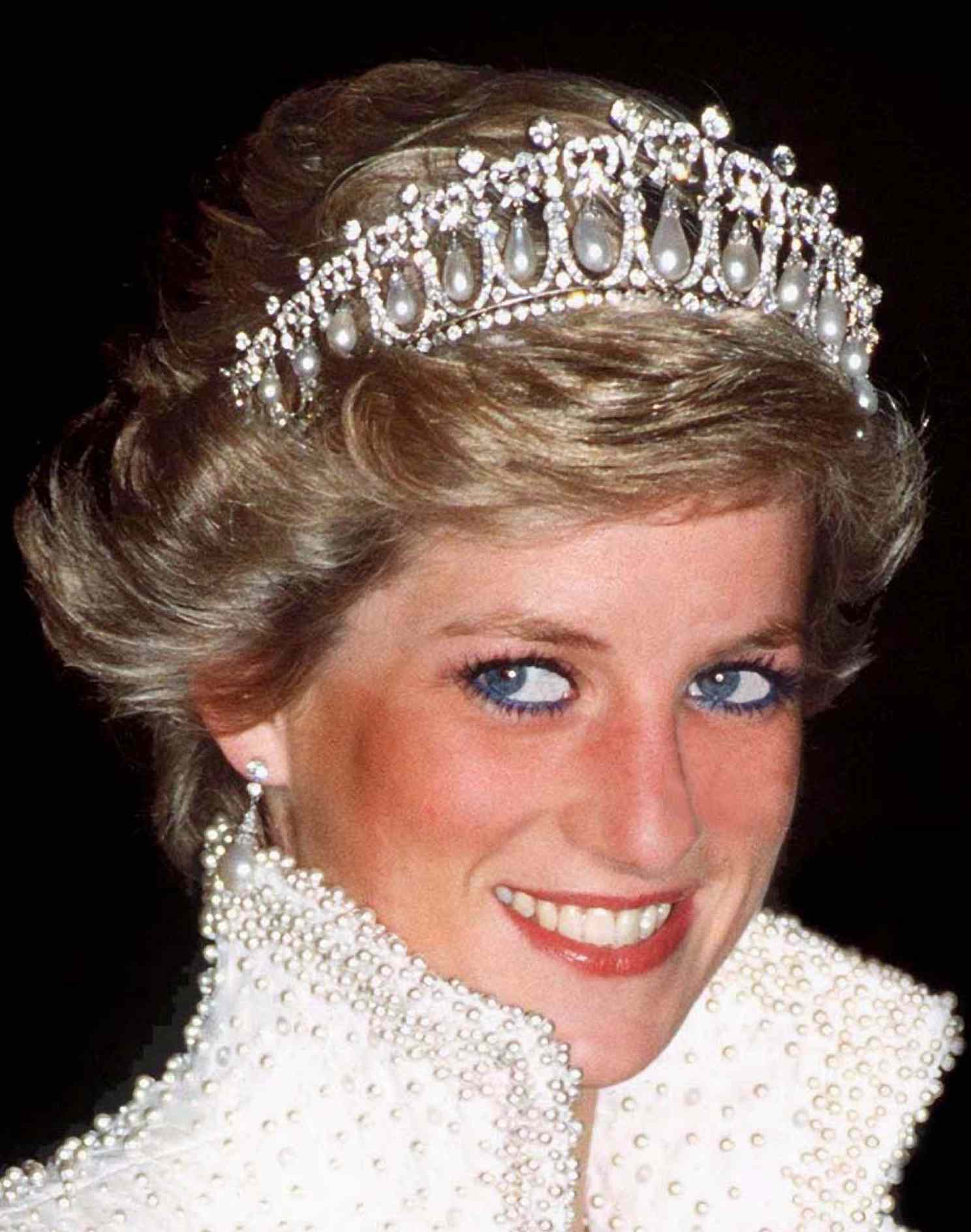 Princesa Diana, lady di, tiara, favorita
