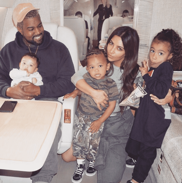 Kim Kardashian y su esposo, Kanye West