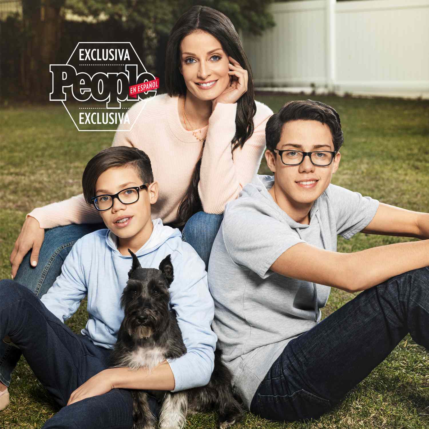Dayanara Torres y sus hijos Cristian y Ryan