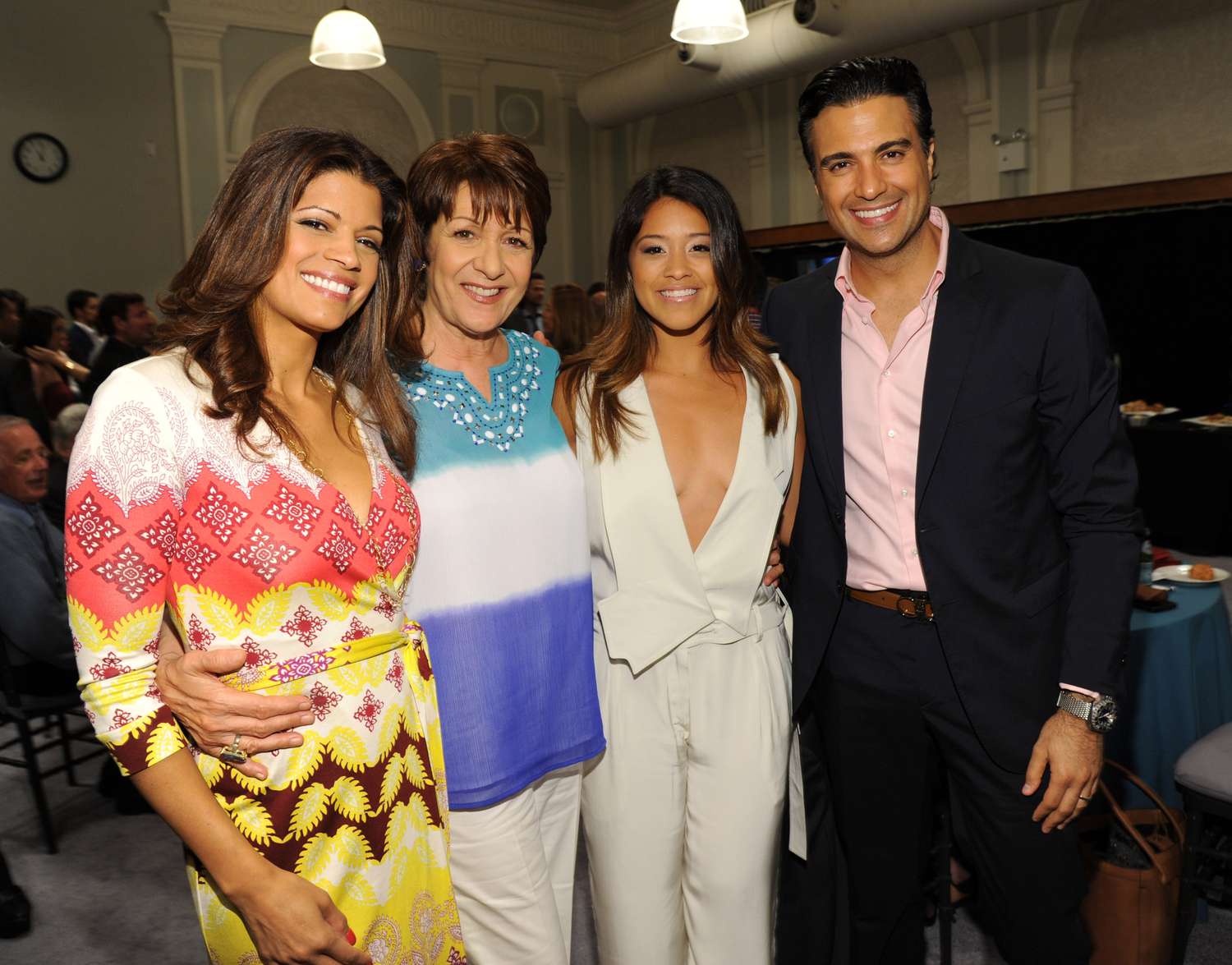Andrea Navedo, Ivonne Coll, Gina Rodriguez and Jaime Camil