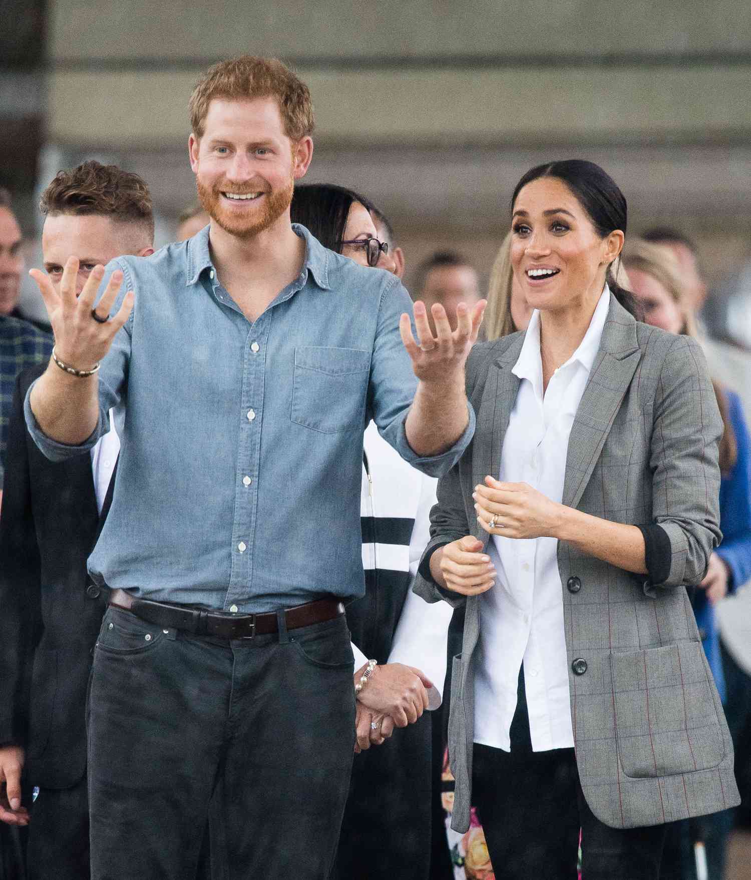 Prince Harry and Meghan Duchess of Sussex tour of Australia - 17 Oct 2018