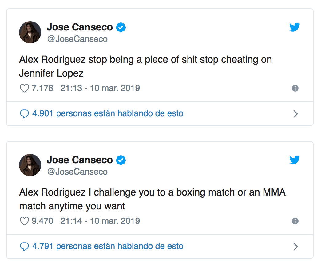 Jose Canseco/Twitter